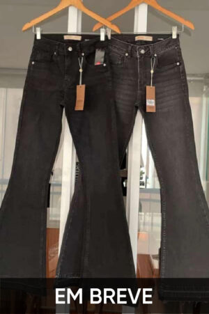 Calça Jeans Flare Black