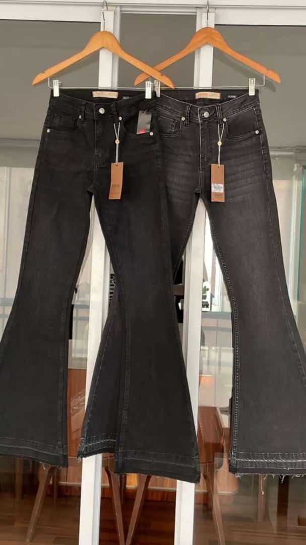 Calça Jeans Flare Black