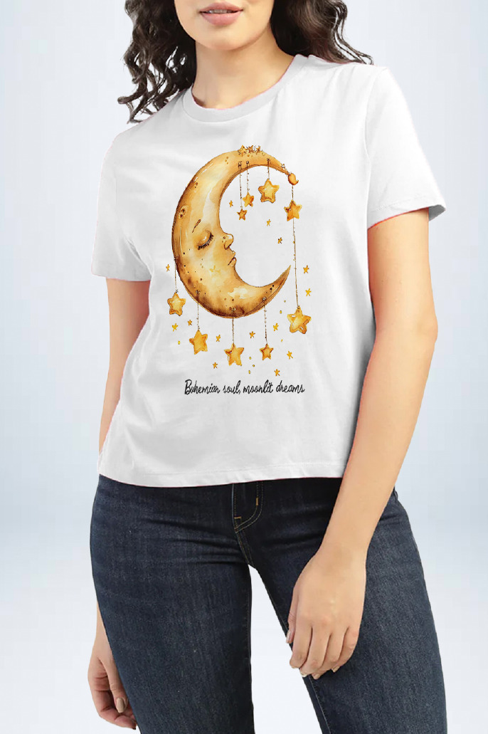 Camiseta bohemian soul moonlit dreams