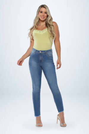 Calça Cigarrete Maraisa Lavada Media - Lycra