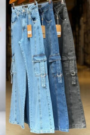 Calça Cargo Jeans