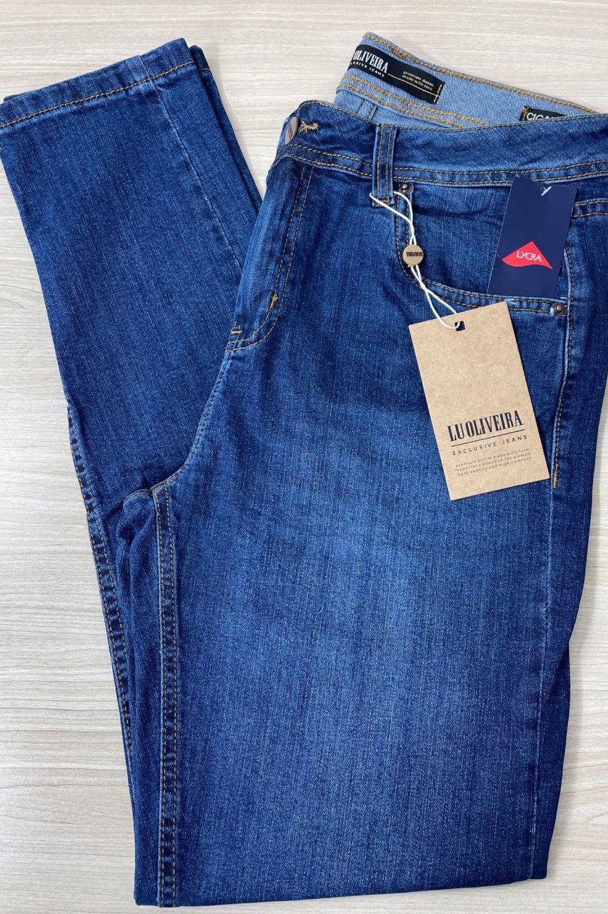 Calça Jeans Cigarrete Enigma Basic