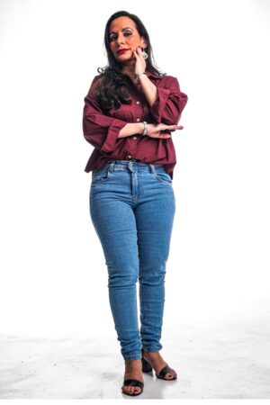 Calça Jeans Cigarrete Lav Média